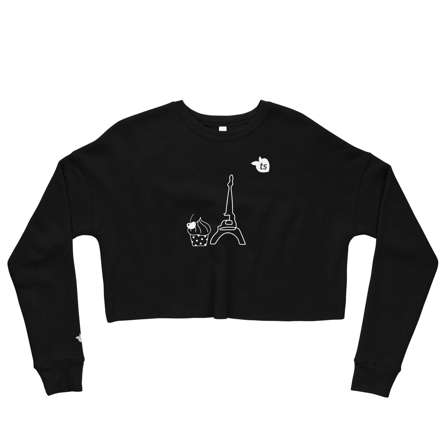 tsgabrielle • Trans / Women's • Paris • Crop Sweatshirt • Black - tsgabrielle