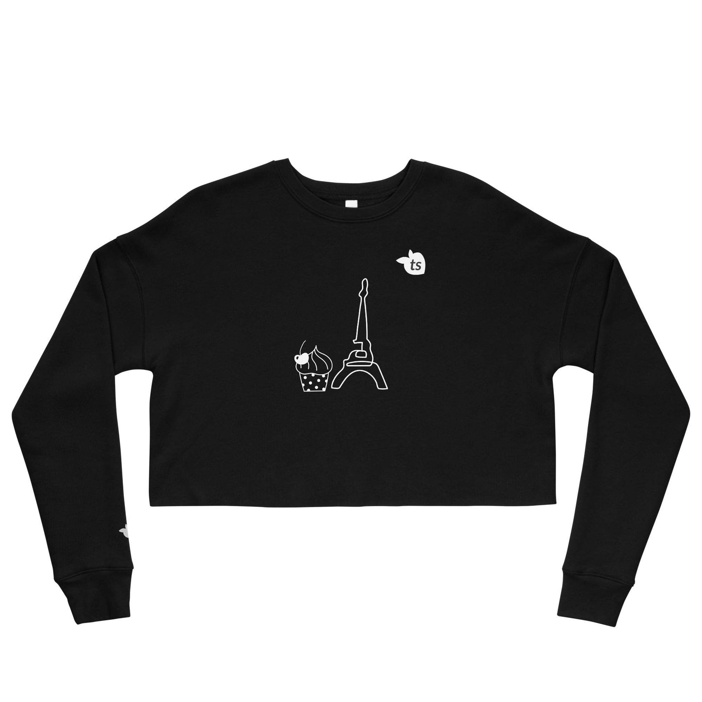 tsgabrielle • Trans / Women's • Paris • Crop Sweatshirt • Black - tsgabrielle
