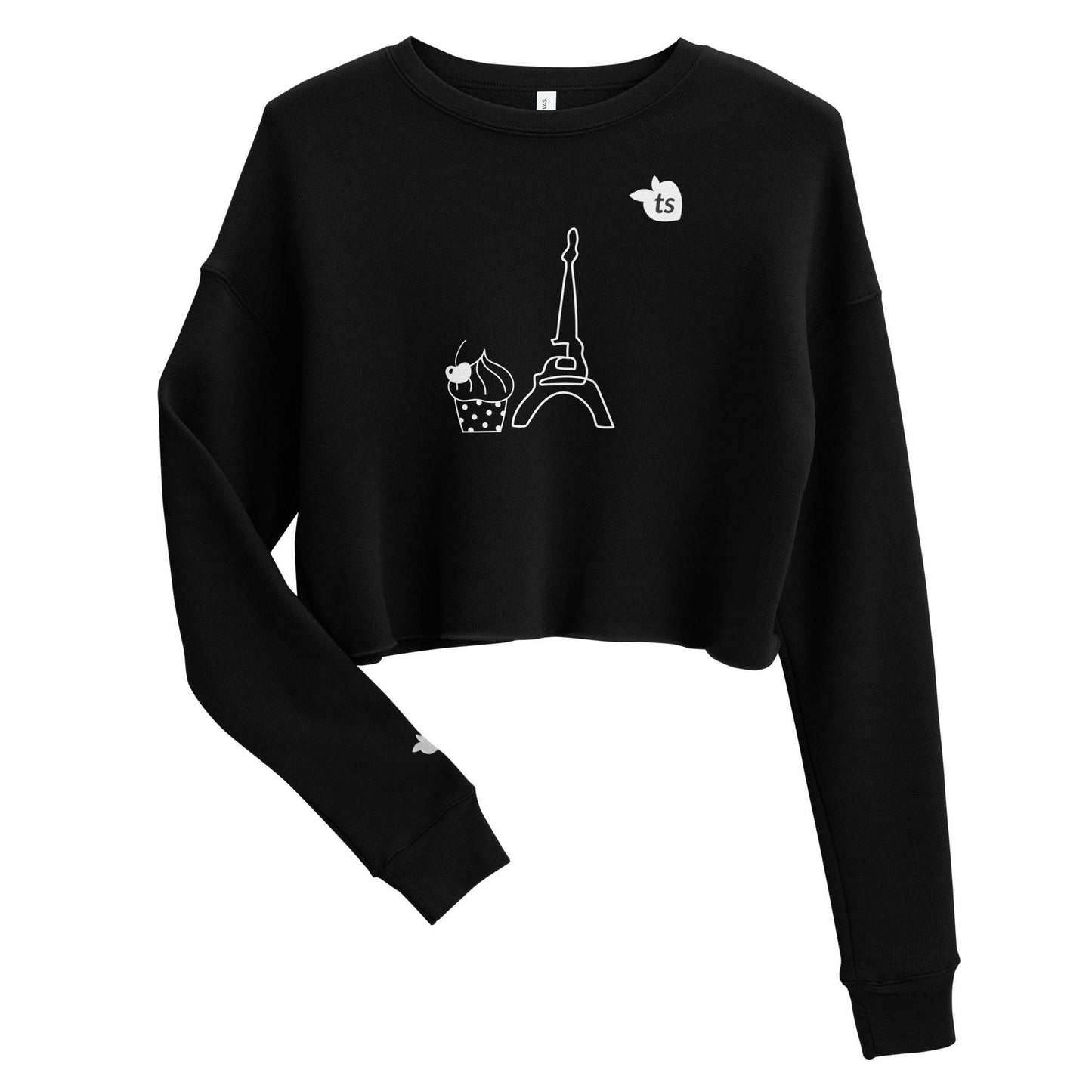 tsgabrielle • Trans / Women's • Paris • Crop Sweatshirt • Black - tsgabrielle