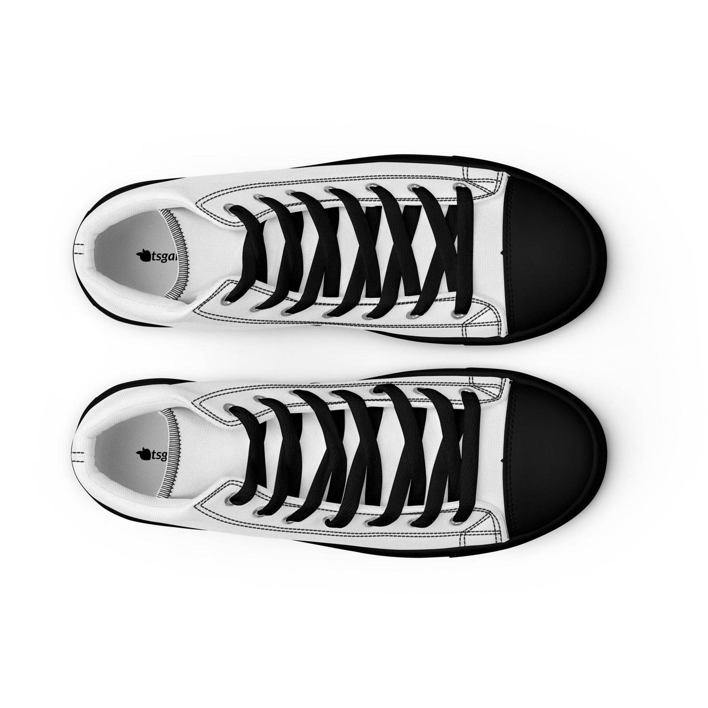 tsgabrielle • Trans / Women’s • High Top Canvas Shoes • Black Peach - tsgabrielle