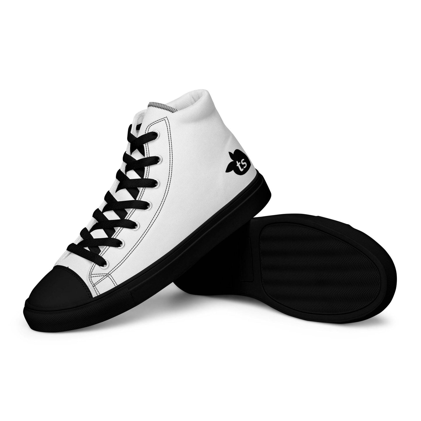 tsgabrielle • Trans / Women’s • High Top Canvas Shoes • Black Peach - tsgabrielle
