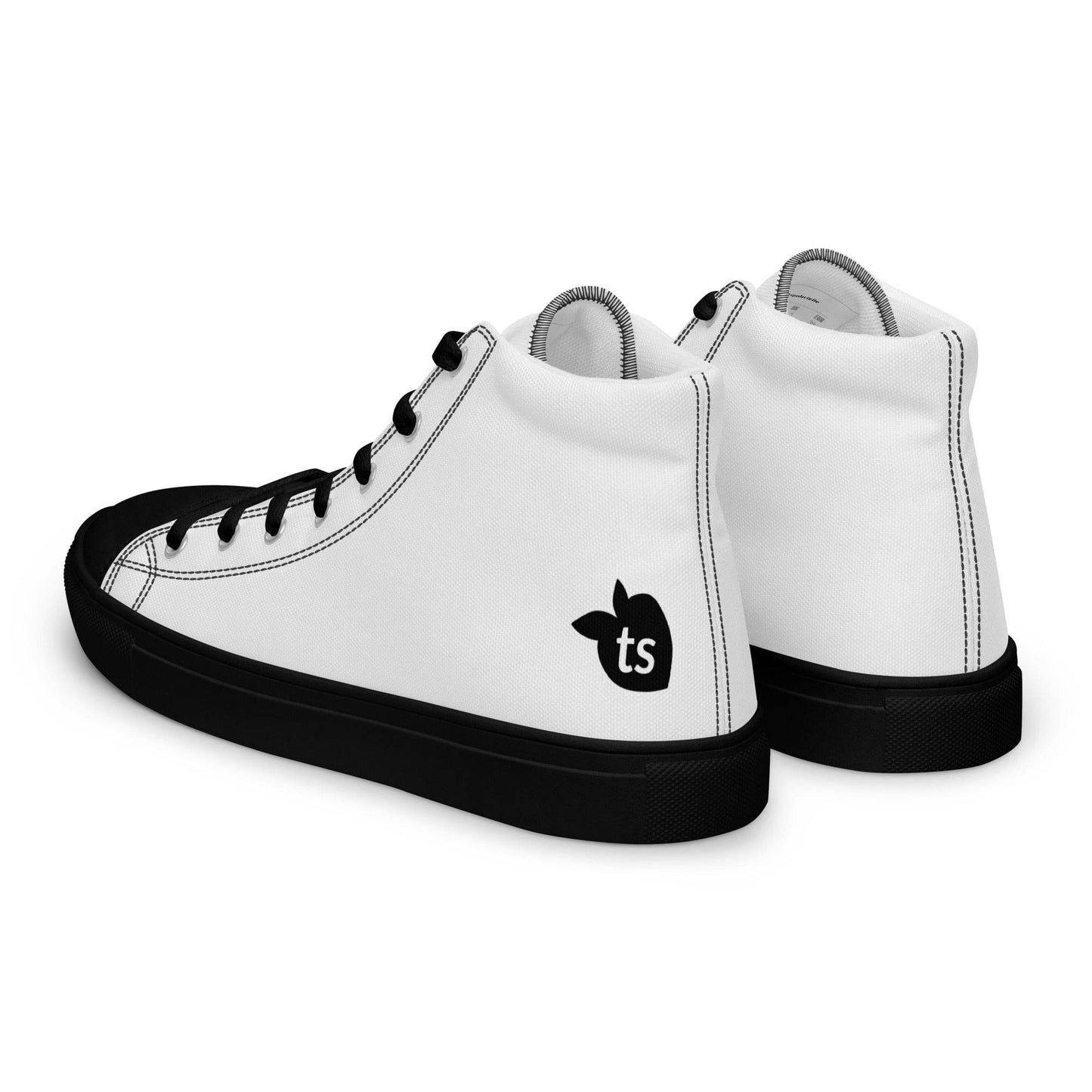 tsgabrielle • Trans / Women’s • High Top Canvas Shoes • Black Peach - tsgabrielle