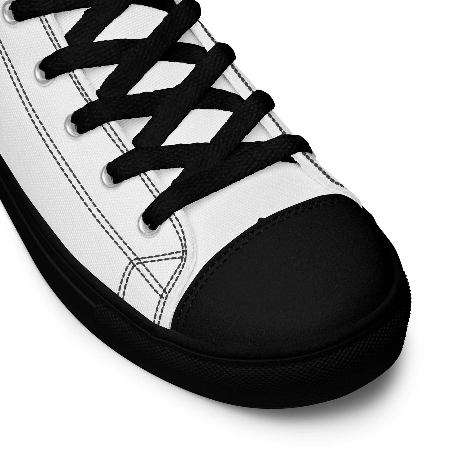 tsgabrielle • Trans / Women’s • High Top Canvas Shoes • Black Peach - tsgabrielle