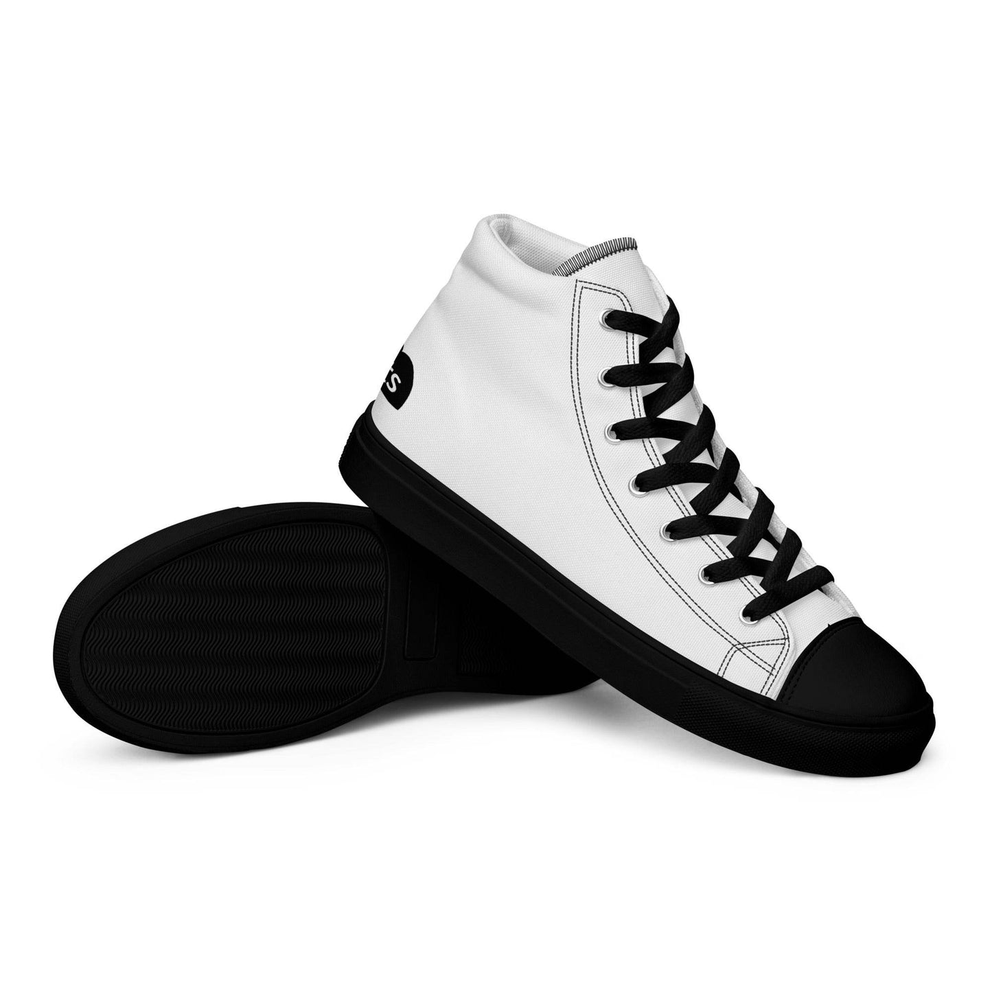 tsgabrielle • Trans / Women’s • High Top Canvas Shoes • Black Peach - tsgabrielle