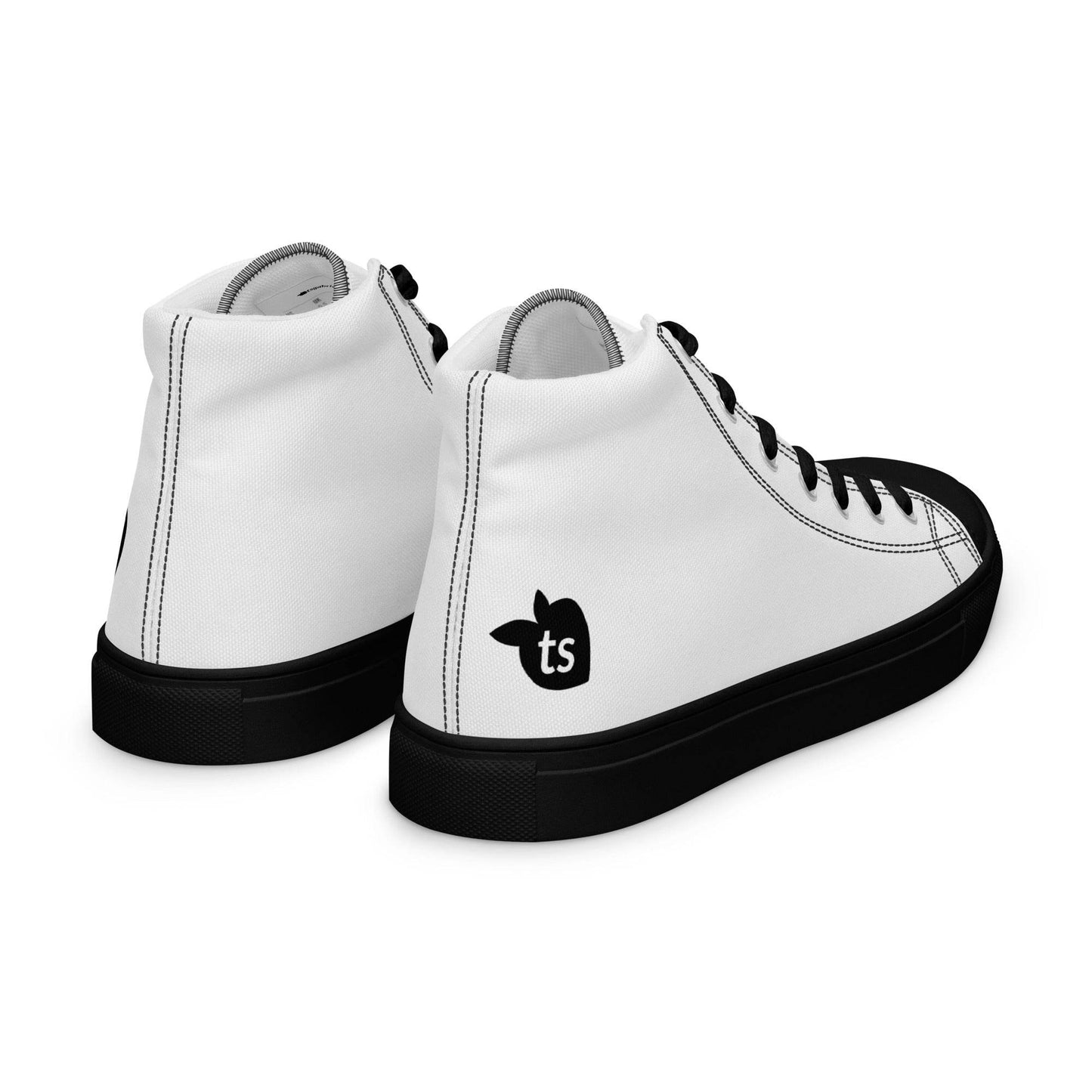 tsgabrielle • Trans / Women’s • High Top Canvas Shoes • Black Peach - tsgabrielle
