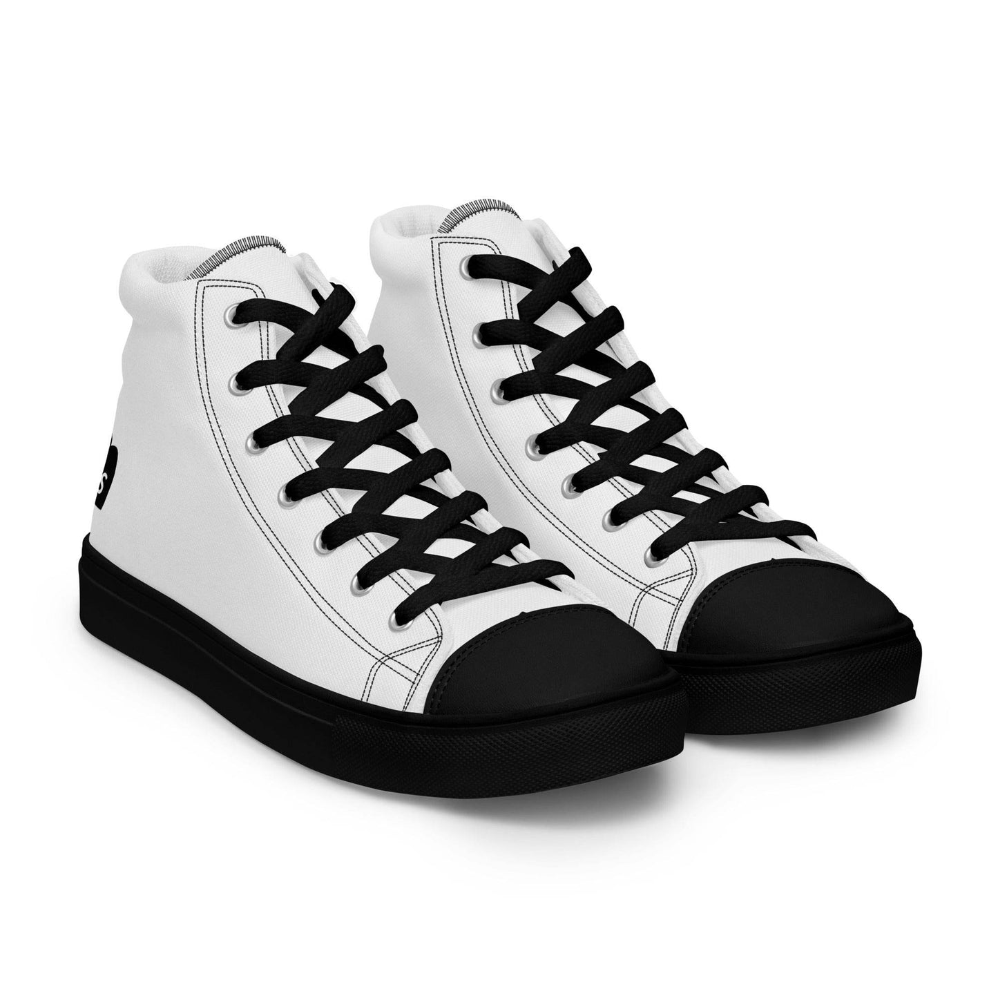 tsgabrielle • Trans / Women’s • High Top Canvas Shoes • Black Peach - tsgabrielle