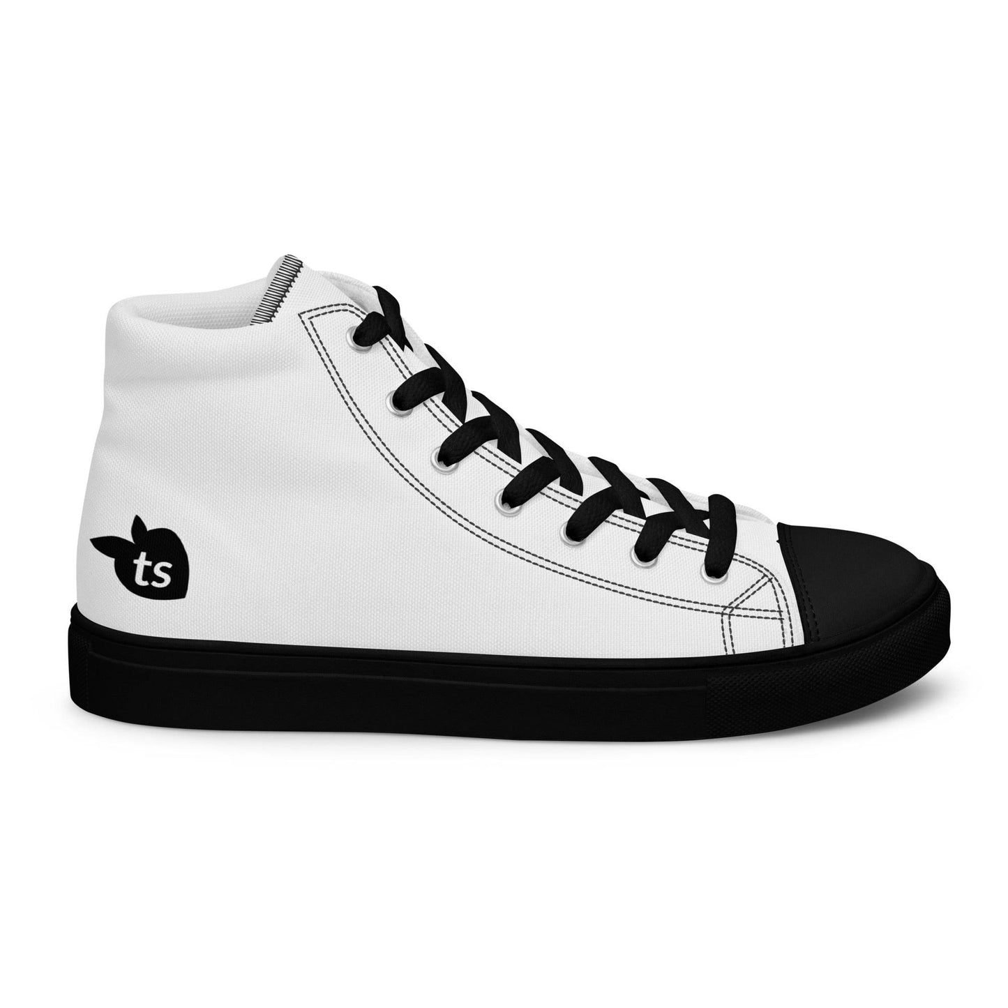 tsgabrielle • Trans / Women’s • High Top Canvas Shoes • Black Peach - tsgabrielle