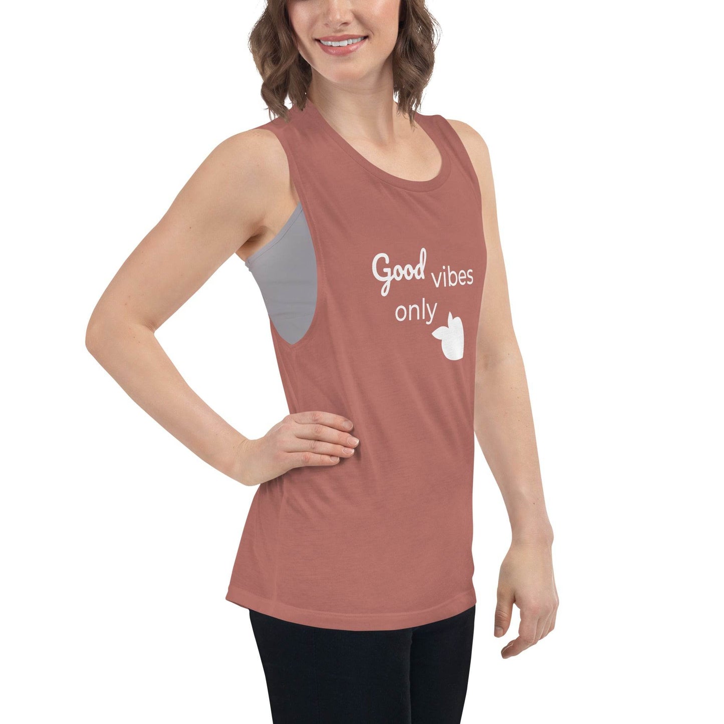 tsgabrielle • Trans / Women's • Good Vibes Only • Muscle Tank • 5 Colors - tsgabrielle