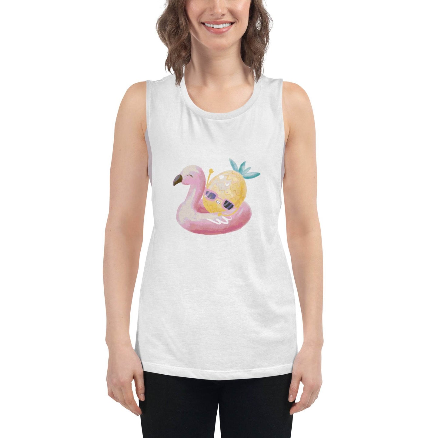 tsgabrielle • Trans / Women's • Flamant Rose • Muscle Tank - tsgabrielle