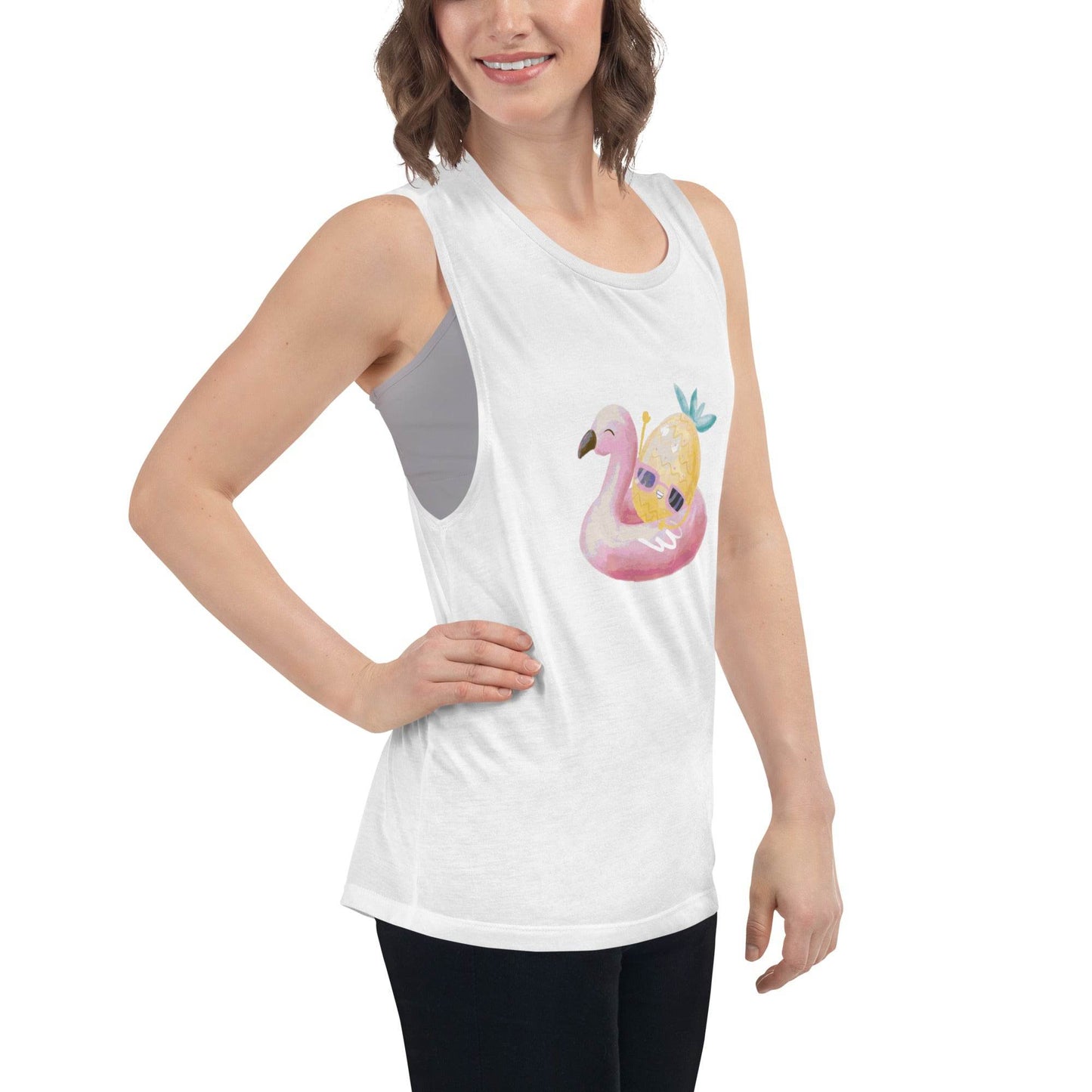 tsgabrielle • Trans / Women's • Flamant Rose • Muscle Tank - tsgabrielle