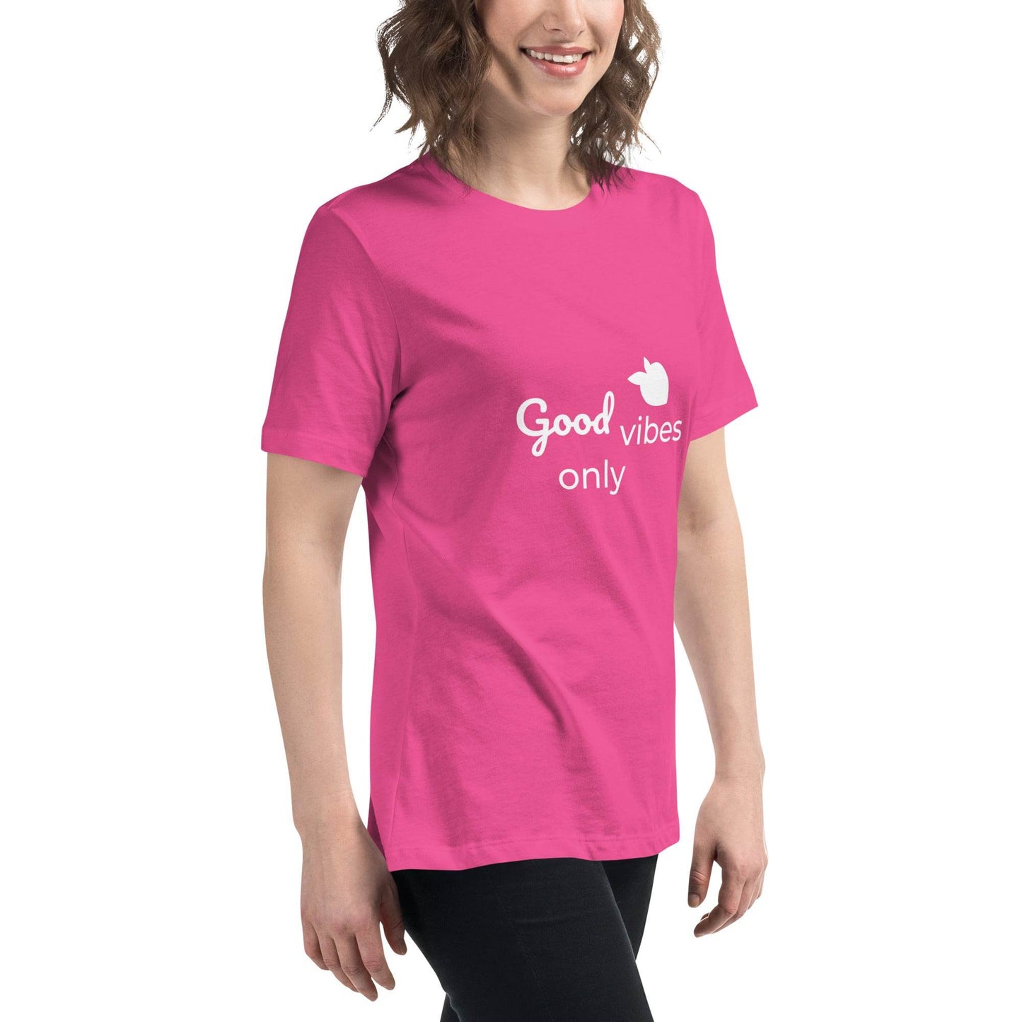 tsgabrielle • Trans / Women's • Good Vibes Only • Relaxed T-Shirt • 9 Colors • 100% Cotton - tsgabrielle