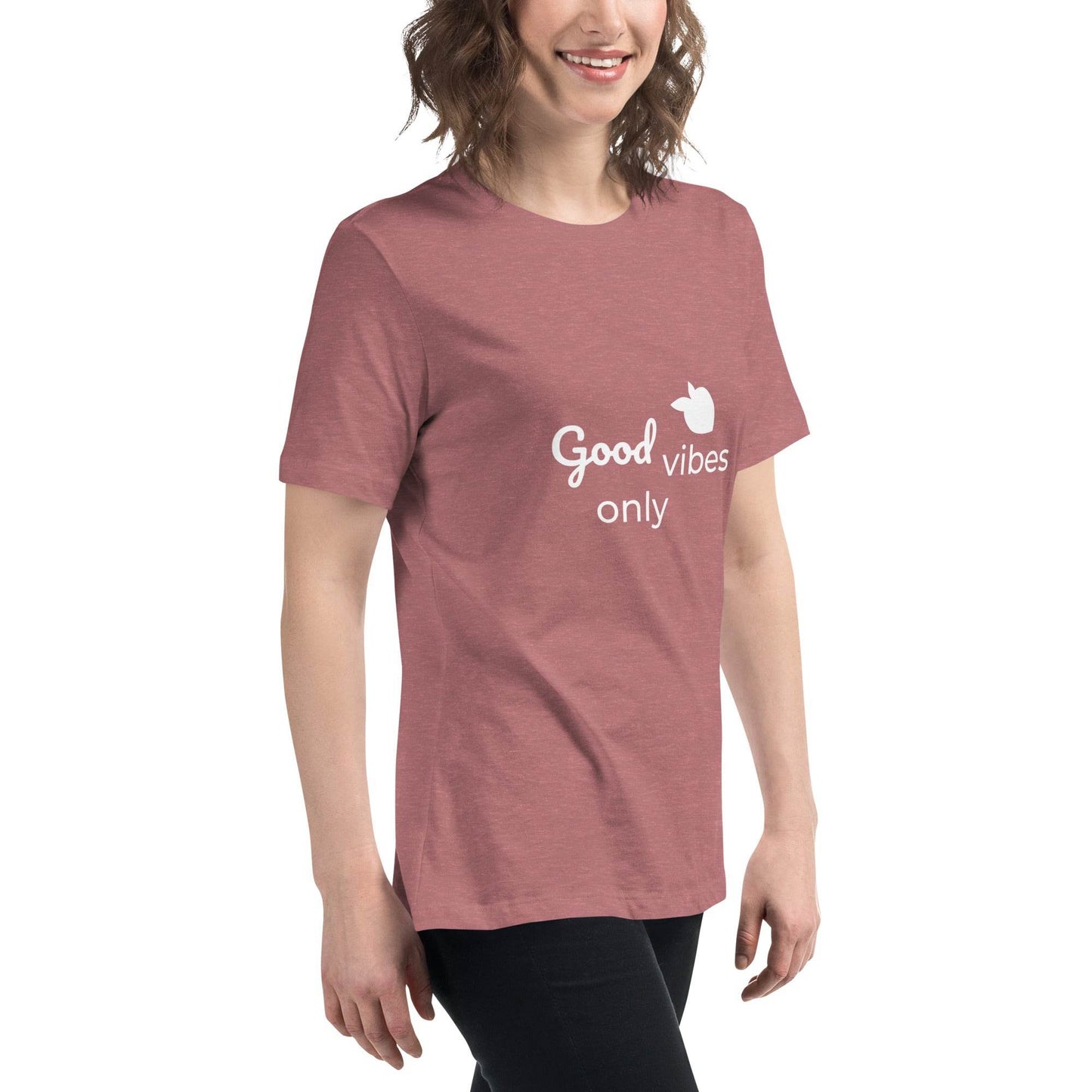 tsgabrielle • Trans / Women's • Good Vibes Only • Relaxed T-Shirt • 9 Colors • 100% Cotton - tsgabrielle