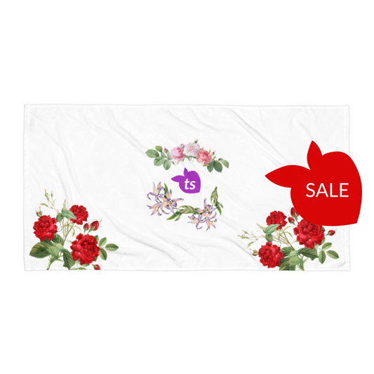 tsgabrielle • TransFLOWer • Bath Towel • 30"x60