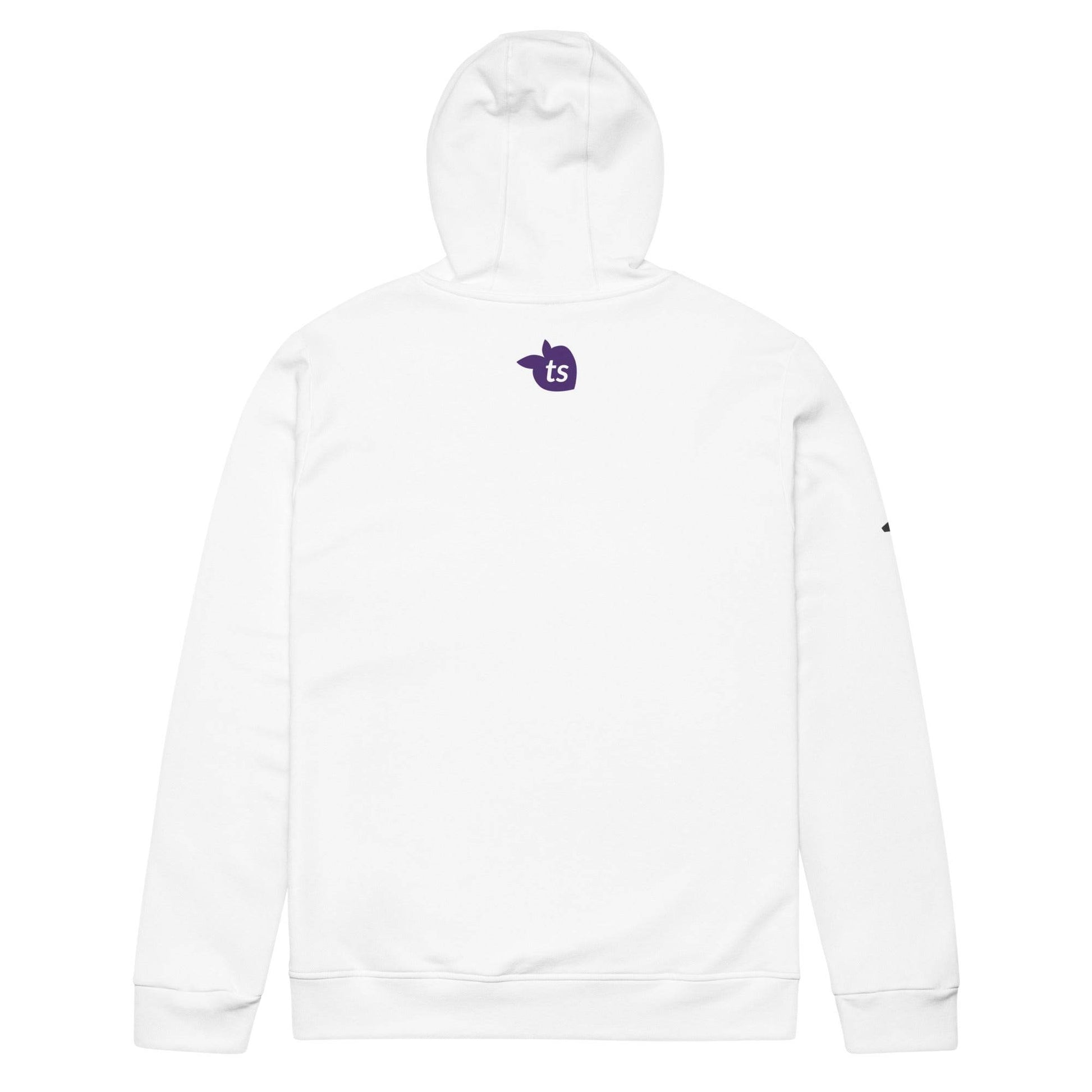adidas® by tsgabrielle • Men's • Paris - La Tour Eiffel • Fleece Hoodie • White - tsgabrielle
