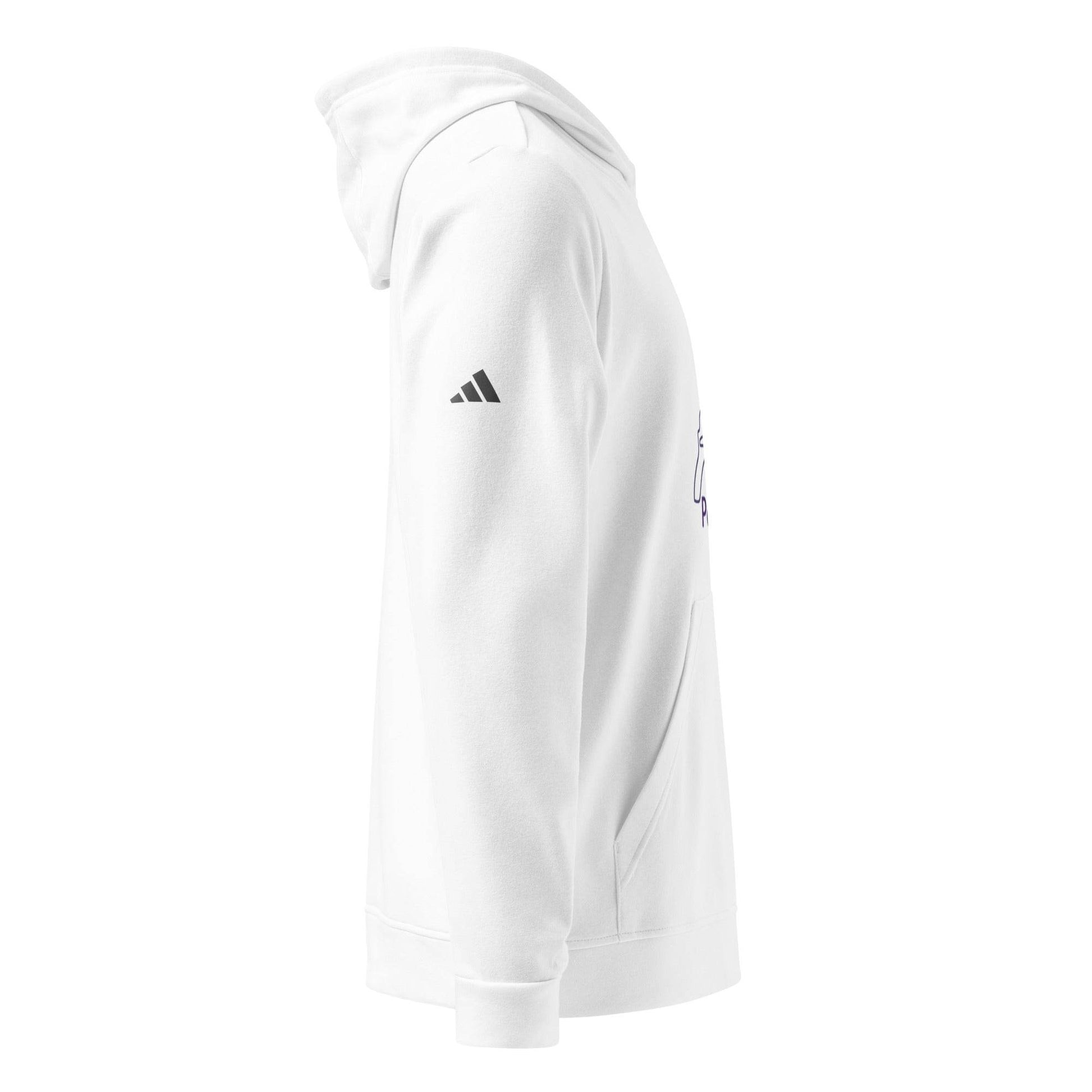 adidas® by tsgabrielle • Men's • Paris - La Tour Eiffel • Fleece Hoodie • White - tsgabrielle