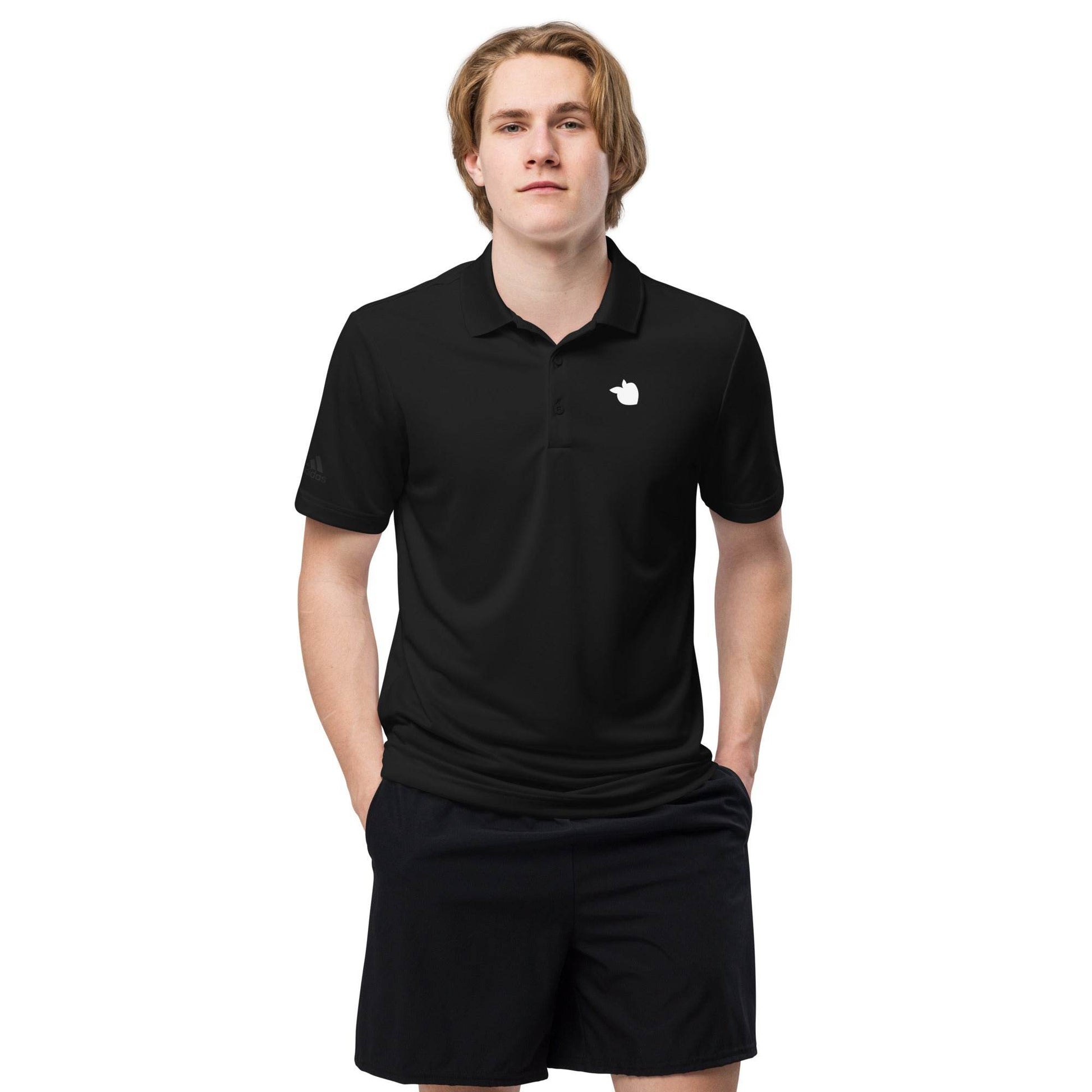 adidas® by tsgabrielle • Men's • Premium Polo Shirt • Black - tsgabrielle