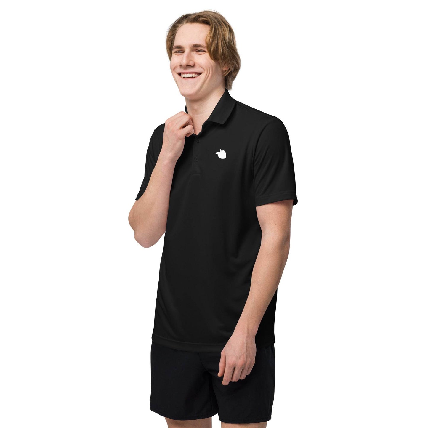 adidas® by tsgabrielle • Men's • Premium Polo Shirt • Black - tsgabrielle
