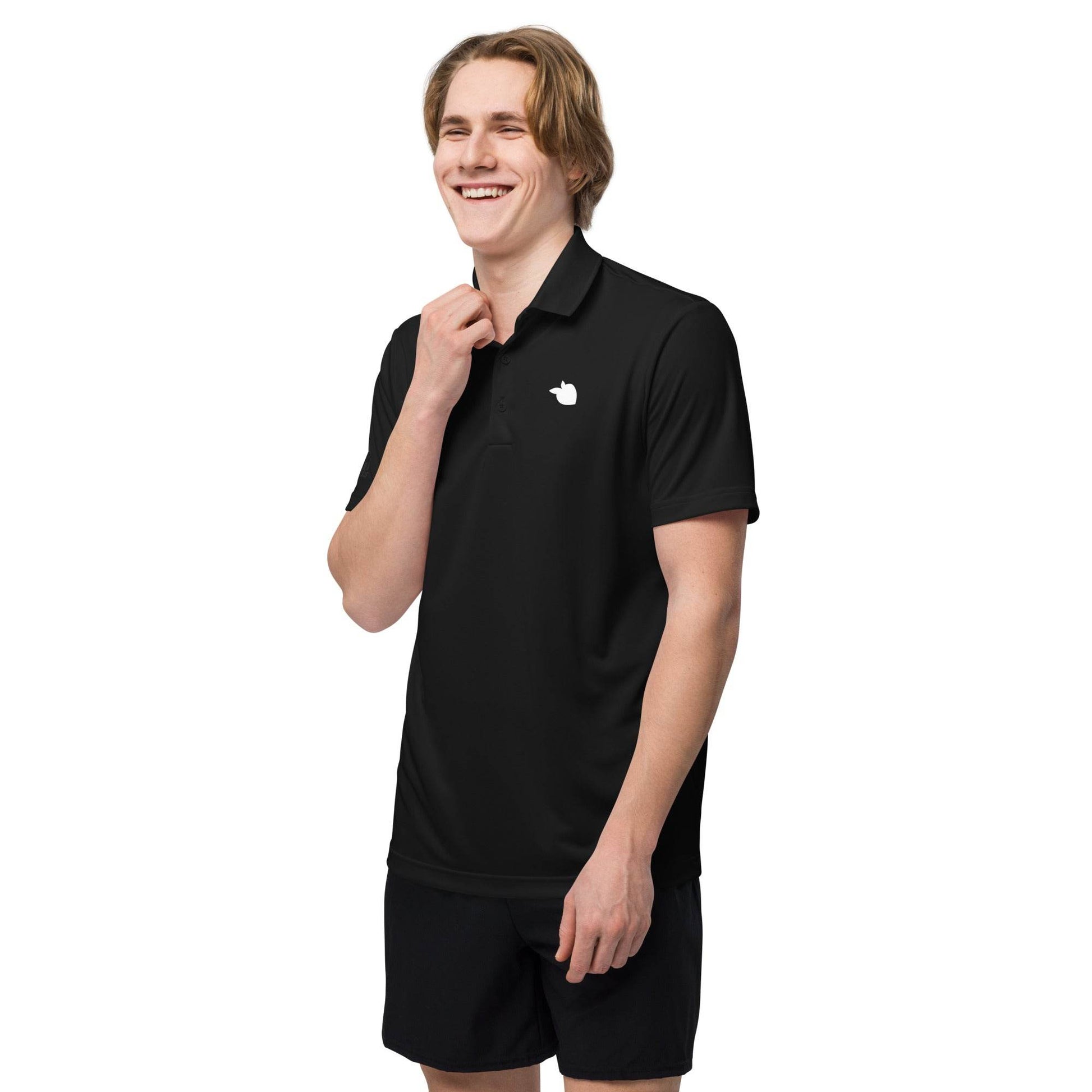 adidas® by tsgabrielle • Men's • Premium Polo Shirt • Black - tsgabrielle