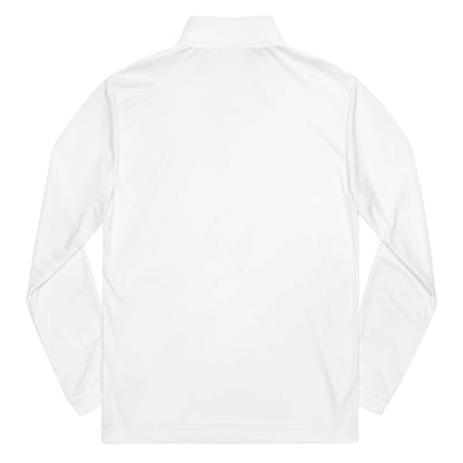 adidas® by tsgabrielle • Men's • Paris - La Tour Eiffel • Quarter Zip Pullover • White - tsgabrielle