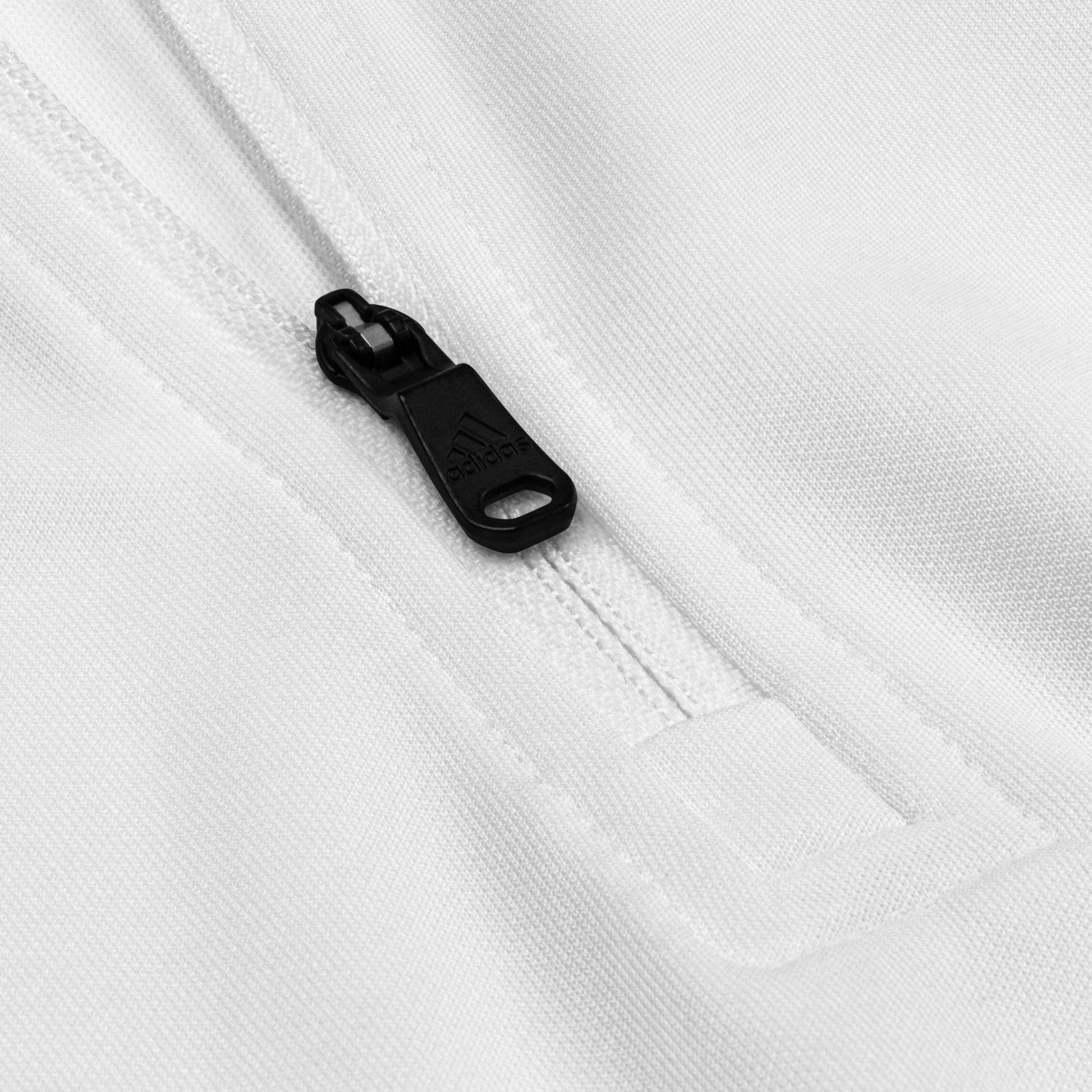 adidas® by tsgabrielle • Men's • Paris - La Tour Eiffel • Quarter Zip Pullover • White - tsgabrielle