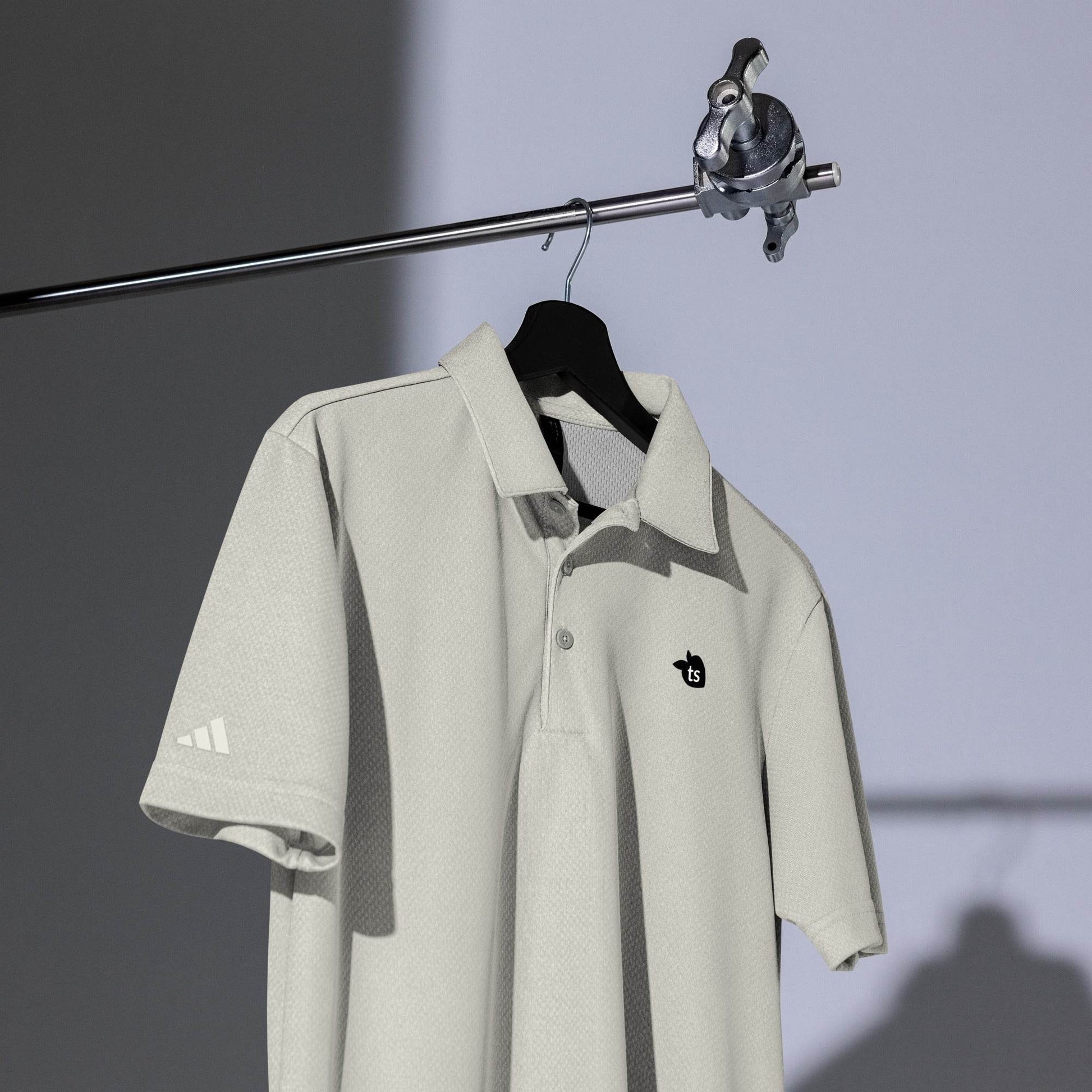 adidas® by tsgabrielle • Men's • Space-Dyed Polo • Grey One Heather - tsgabrielle