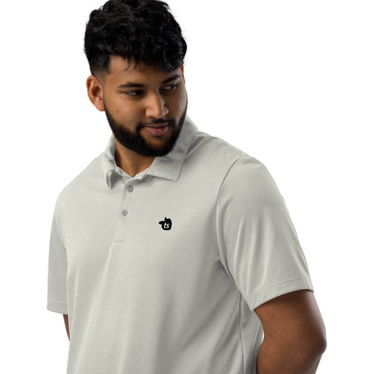 adidas® by tsgabrielle • Men's • Space-Dyed Polo • Grey One Heather - tsgabrielle