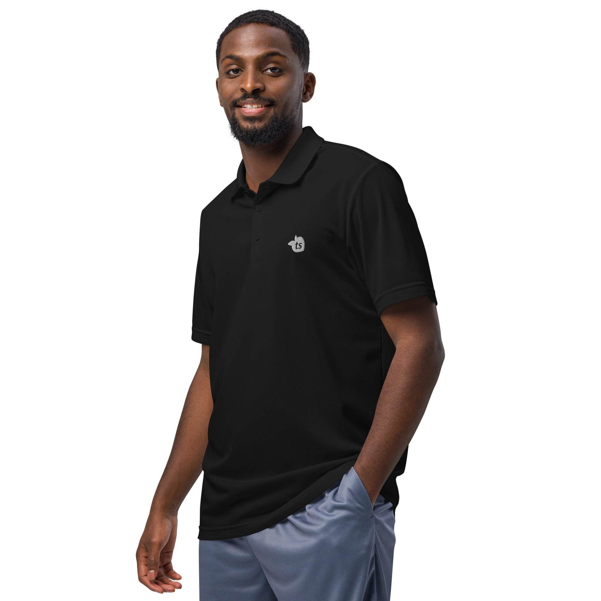 adidas® by tsgabrielle • Men’s • Sport Polo • Black - tsgabrielle