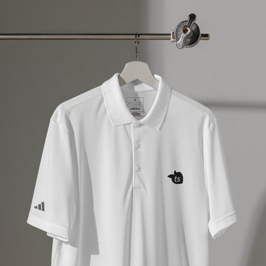 adidas® by tsgabrielle • Men's • Sport Polo • White - tsgabrielle