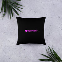 tsgabrielle® • Flamant 🦩 Rose • Pillows • Black • 3 Sizes