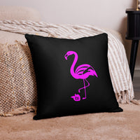 tsgabrielle® • Flamant 🦩 Rose • Pillows • Black • 3 Sizes
