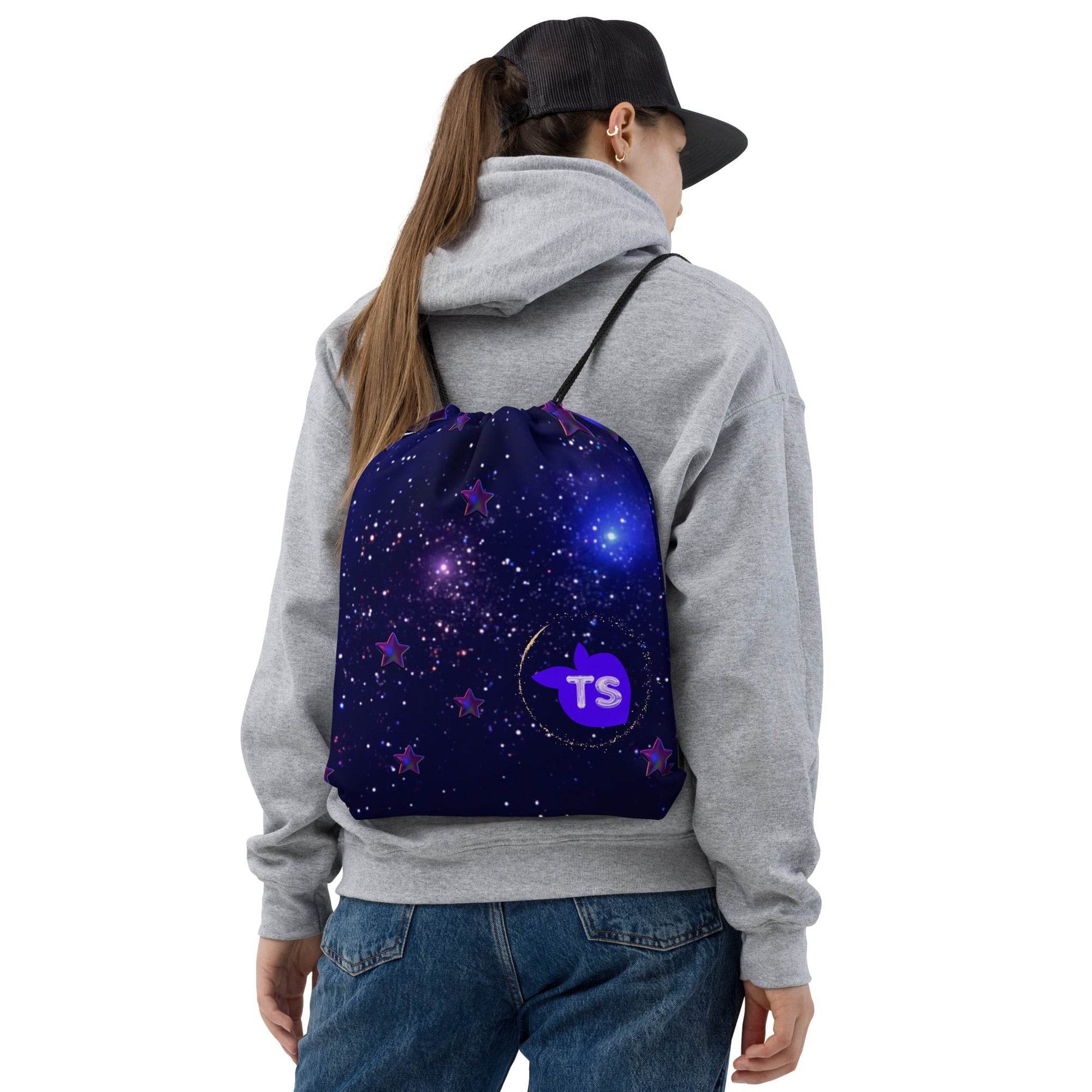 tsgabrielle • Édition Spatiale • Drawstring Bag • 15″×17″ - tsgabrielle