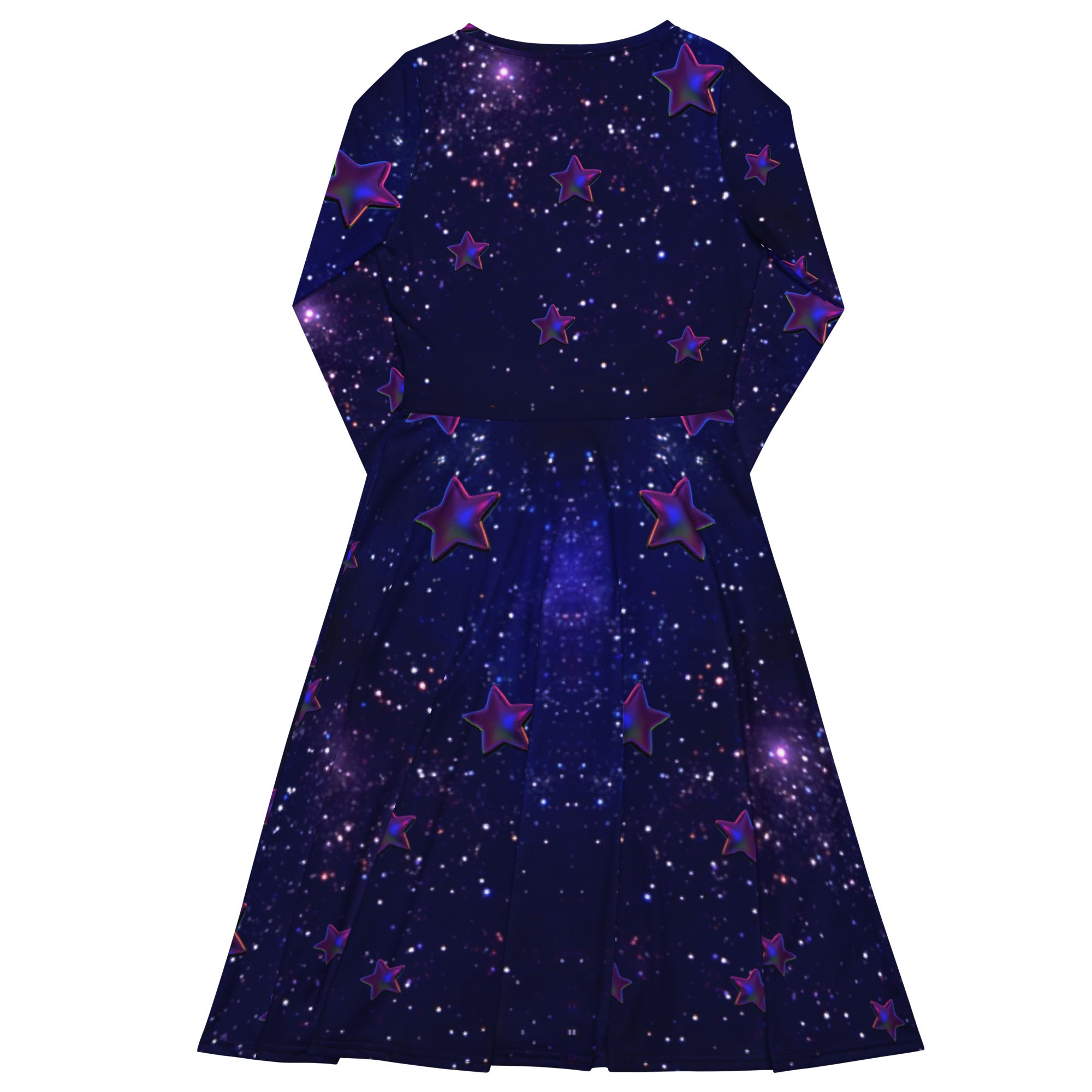 tsgabrielle® • For Her 👗 • 🌌✨Édition Spatiale • Cosmic Edition • Long Sleeve Midi Dress