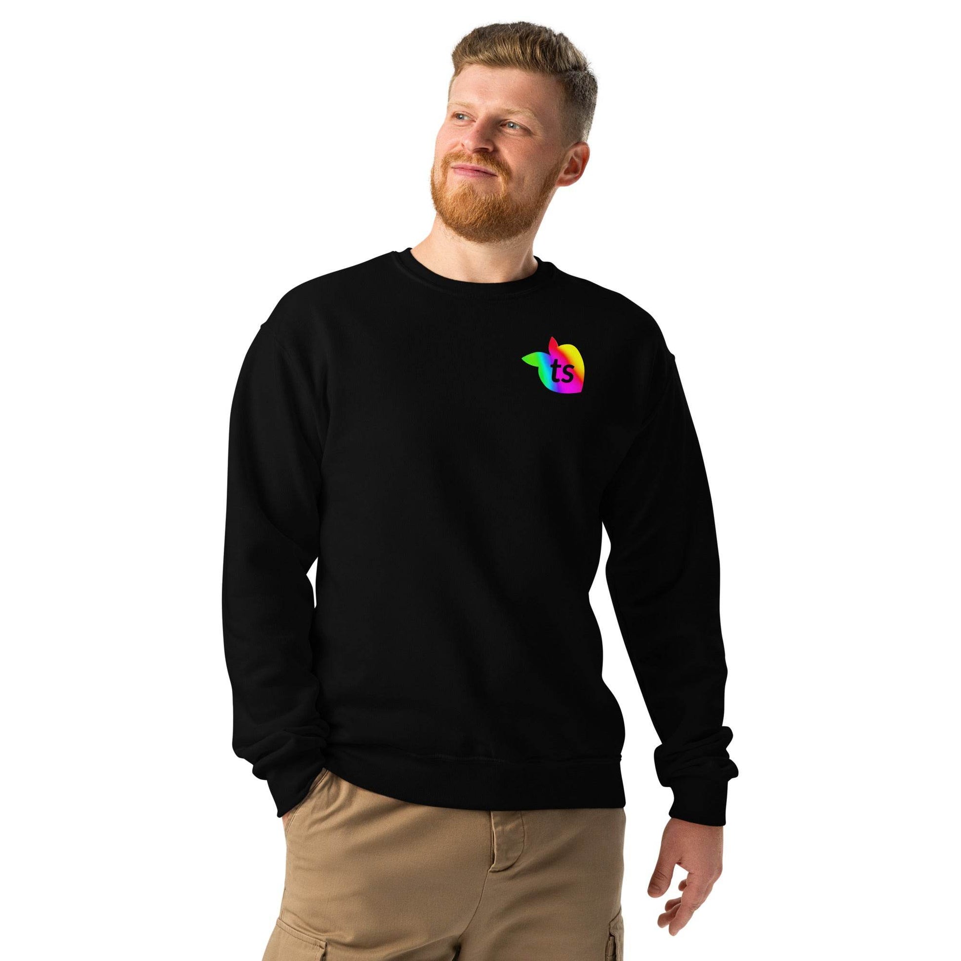 tsgabrielle • Men's • Pride 2025 • Crew Neck Sweatshirt • Black - tsgabrielle