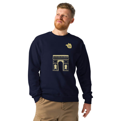 tsgabrielle • Men's • Paris - Arc de Triomphe • Crew Neck Sweatshirt - tsgabrielle