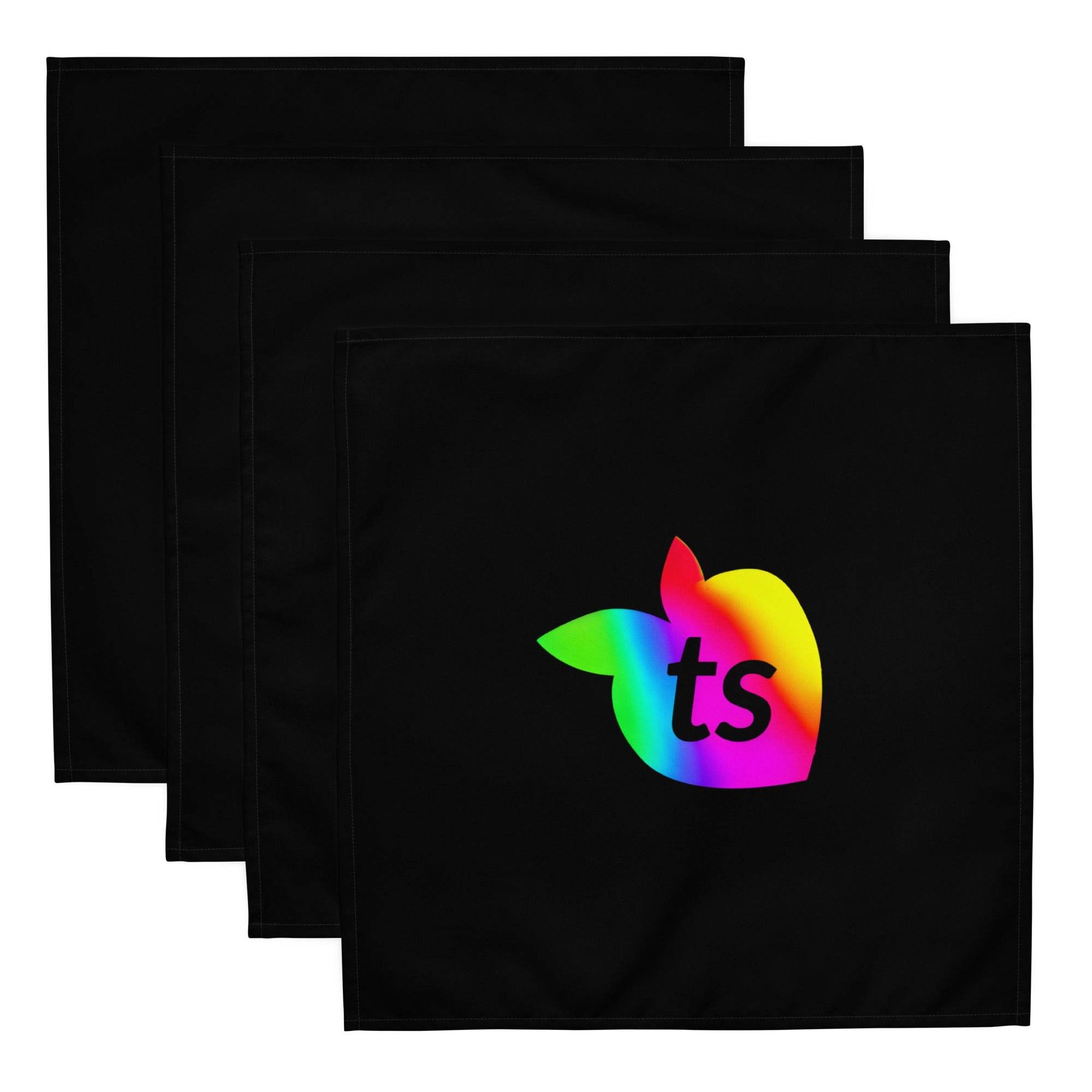 tsgabrielle • Pride 2025 • Cloth Napkin Set • Black - tsgabrielle