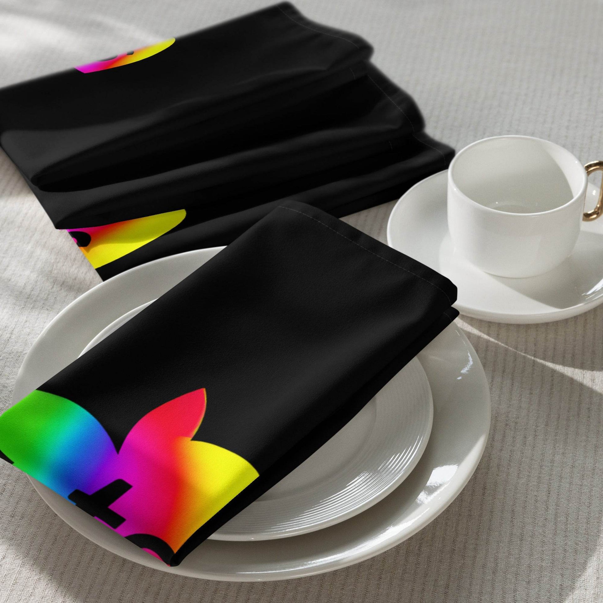 tsgabrielle • Pride 2025 • Cloth Napkin Set • Black - tsgabrielle