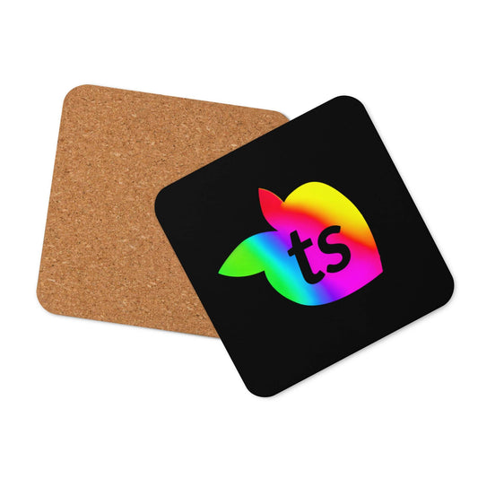 tsgabrielle • Pride 2025 • Cork-Back Coaster • 3.74″×3.74″ - tsgabrielle