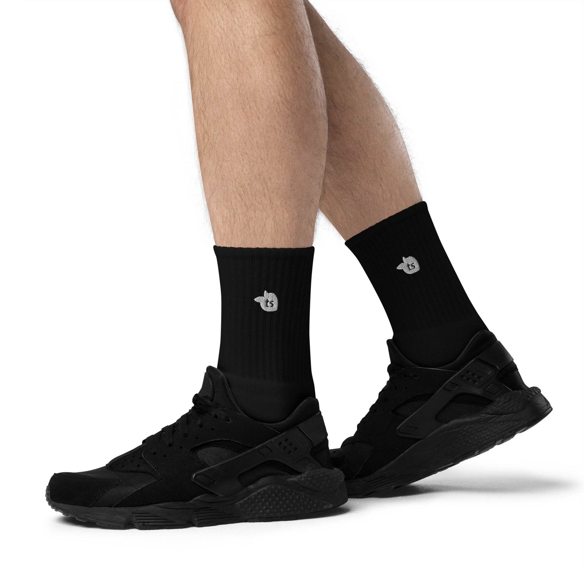 tsgabrielle • Men's • Embroidered Socks • Black - tsgabrielle