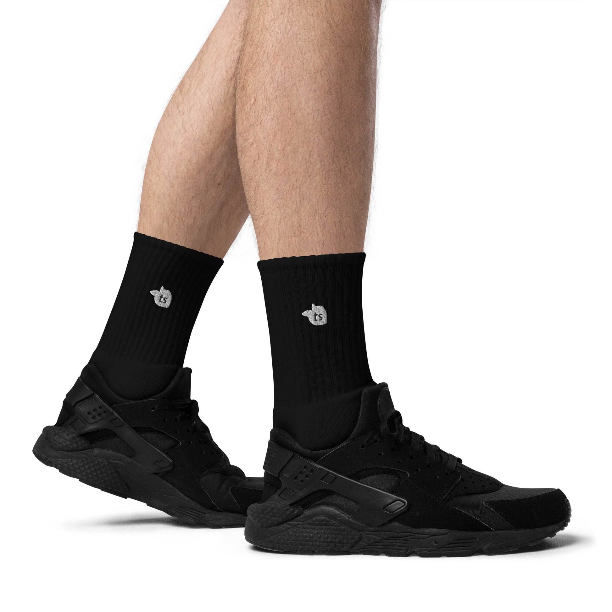 tsgabrielle • Men's • Embroidered Socks • Black - tsgabrielle