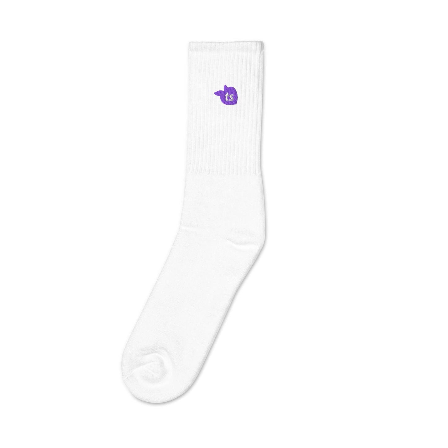 tsgabrielle • Men's • Embroidered Socks • White - tsgabrielle