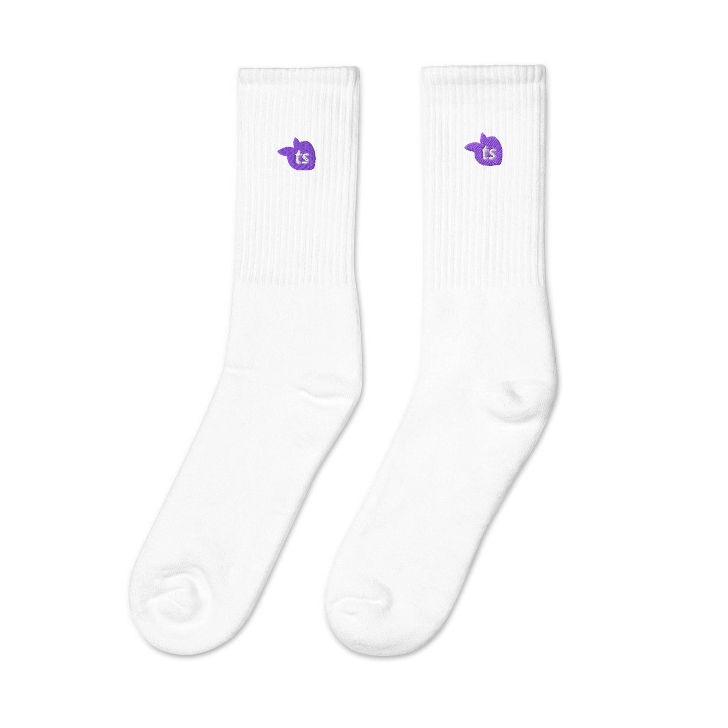 tsgabrielle • Men's • Embroidered Socks • White - tsgabrielle
