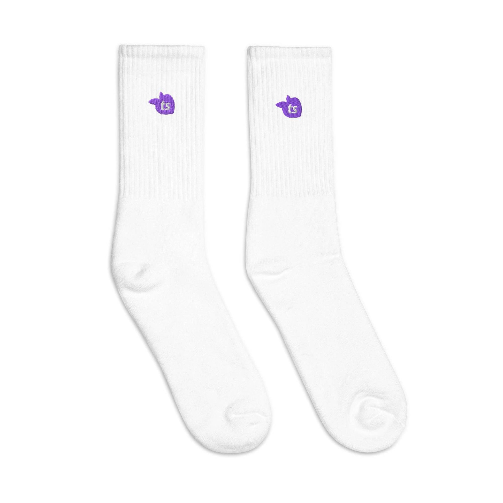 tsgabrielle • Men's • Embroidered Socks • White - tsgabrielle