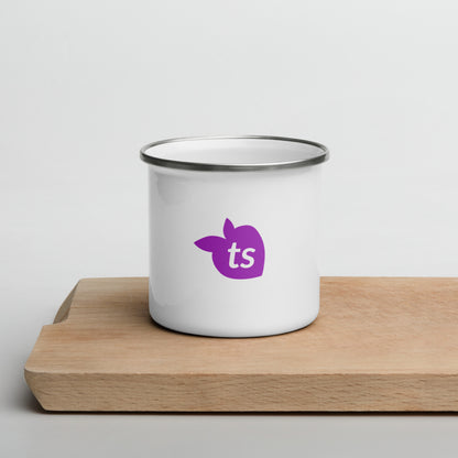 tsgabrielle • Enamel Mug • White • 11 oz