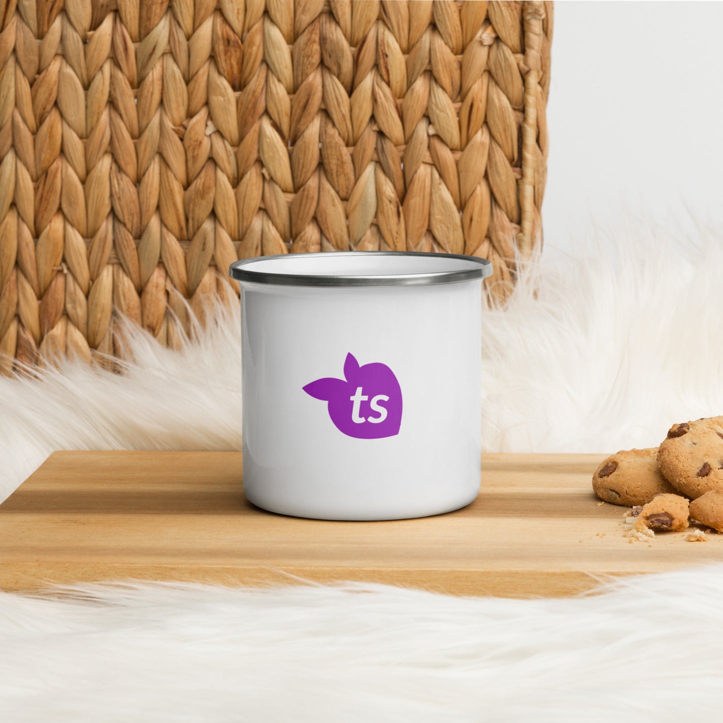 tsgabrielle • Enamel Mug • White • 11 oz