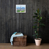 tsgabrielle® • Paris - La Tour Eiffel • Framed Canvas • 11" × 14"