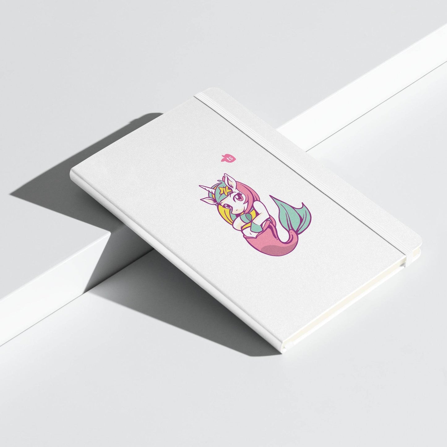 JournalBook® by tsgabrielle • Unicorn - Lunabelle • Hardcover Bound Notebook • White - tsgabrielle