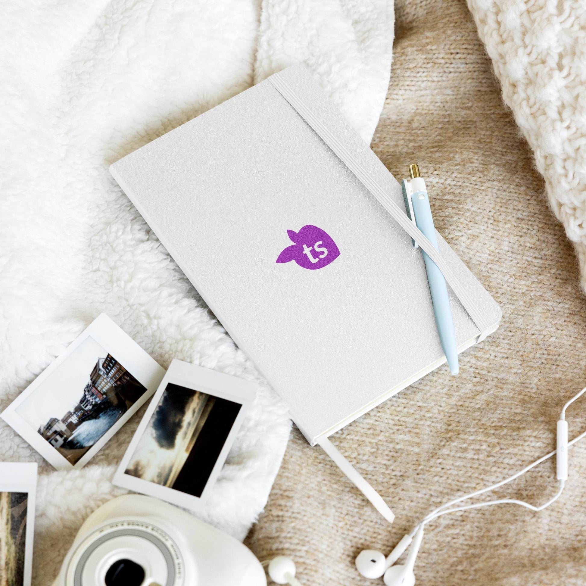 JournalBook® by tsgabrielle • Hardcover Bound Notebook • White - tsgabrielle
