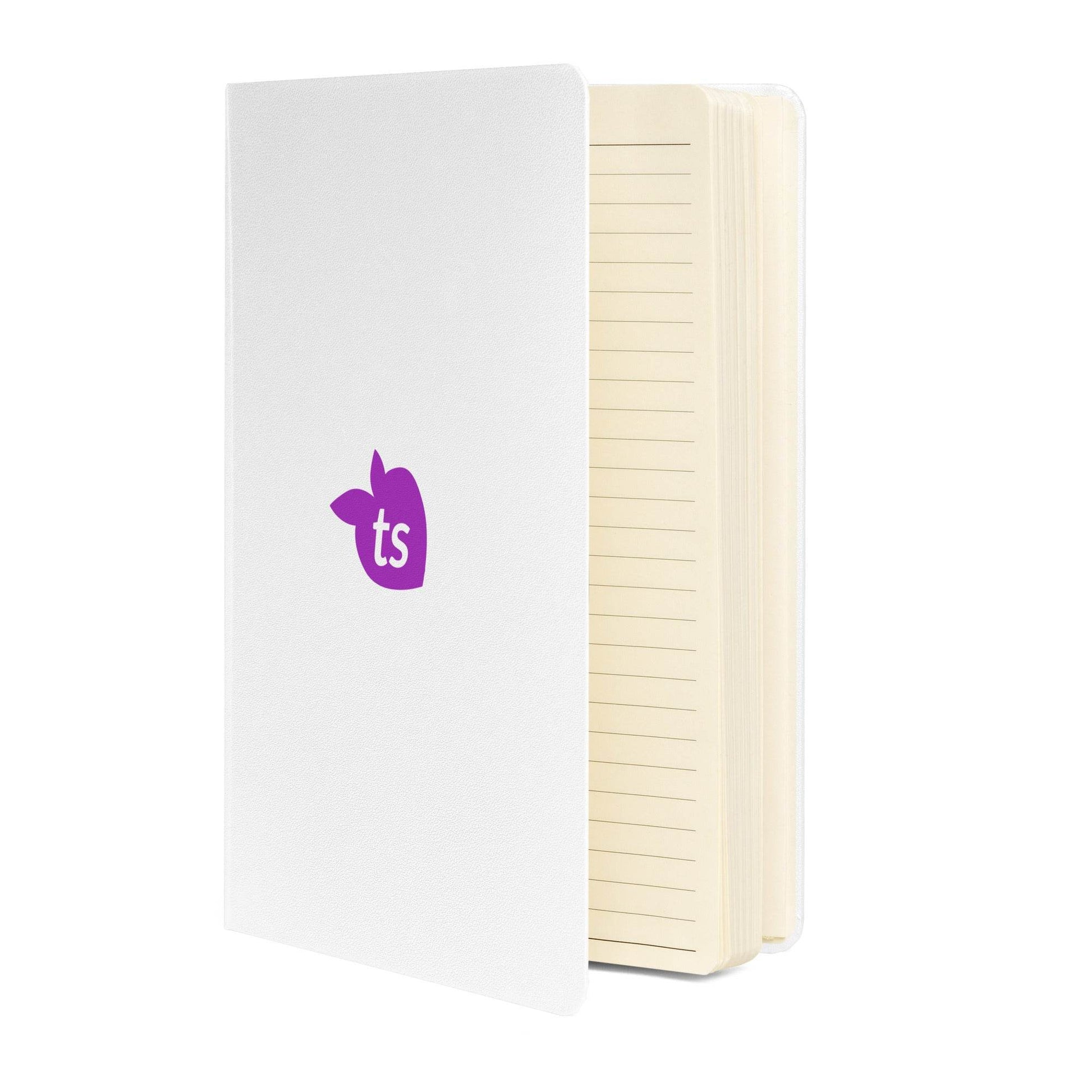 JournalBook® by tsgabrielle • Hardcover Bound Notebook • White - tsgabrielle