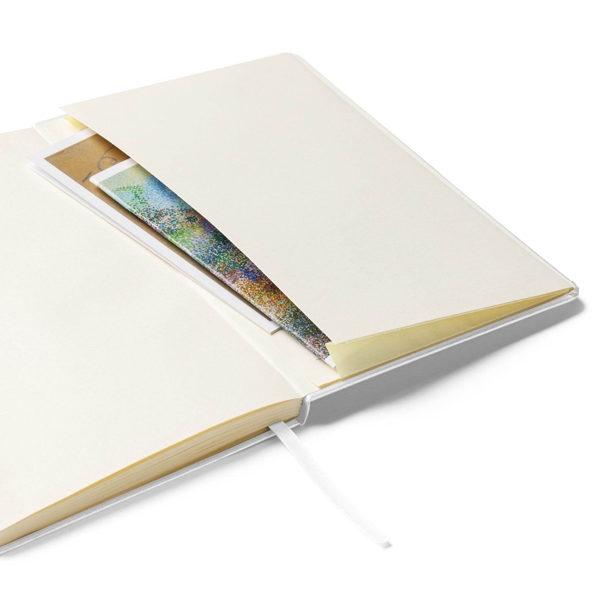 JournalBook® by tsgabrielle • Hardcover Bound Notebook • White - tsgabrielle