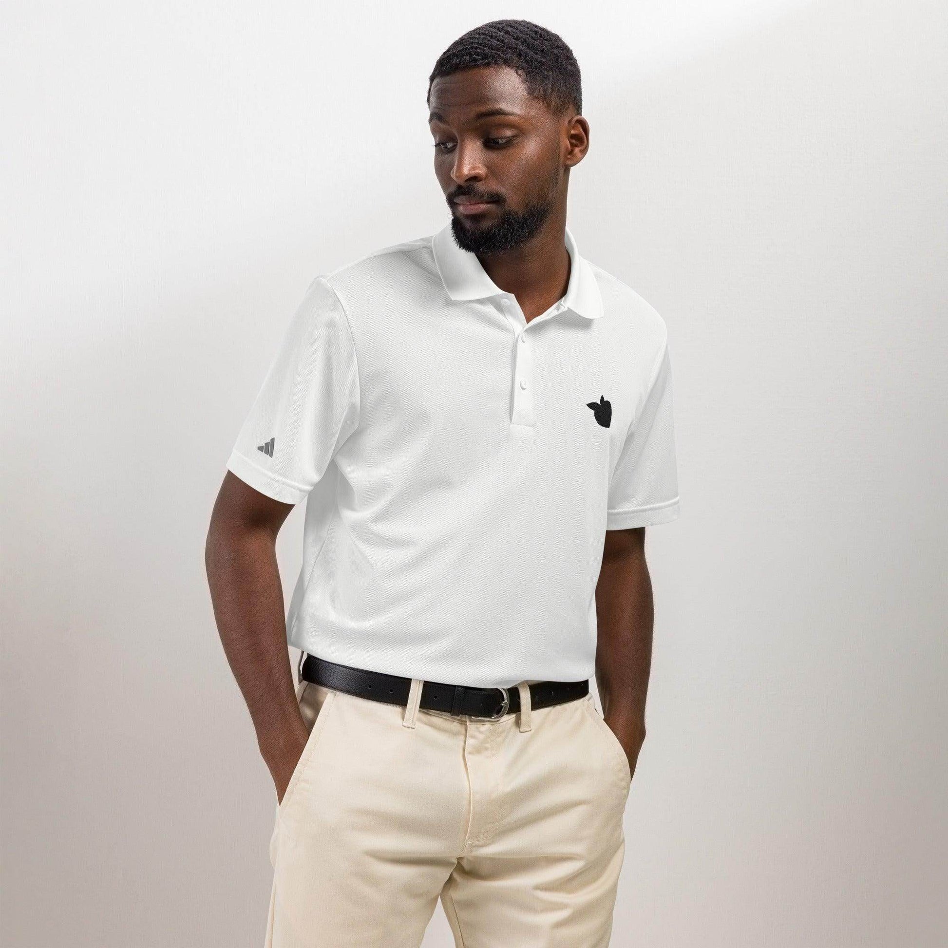 adidas® Sport Polo White - tsgabrielle
